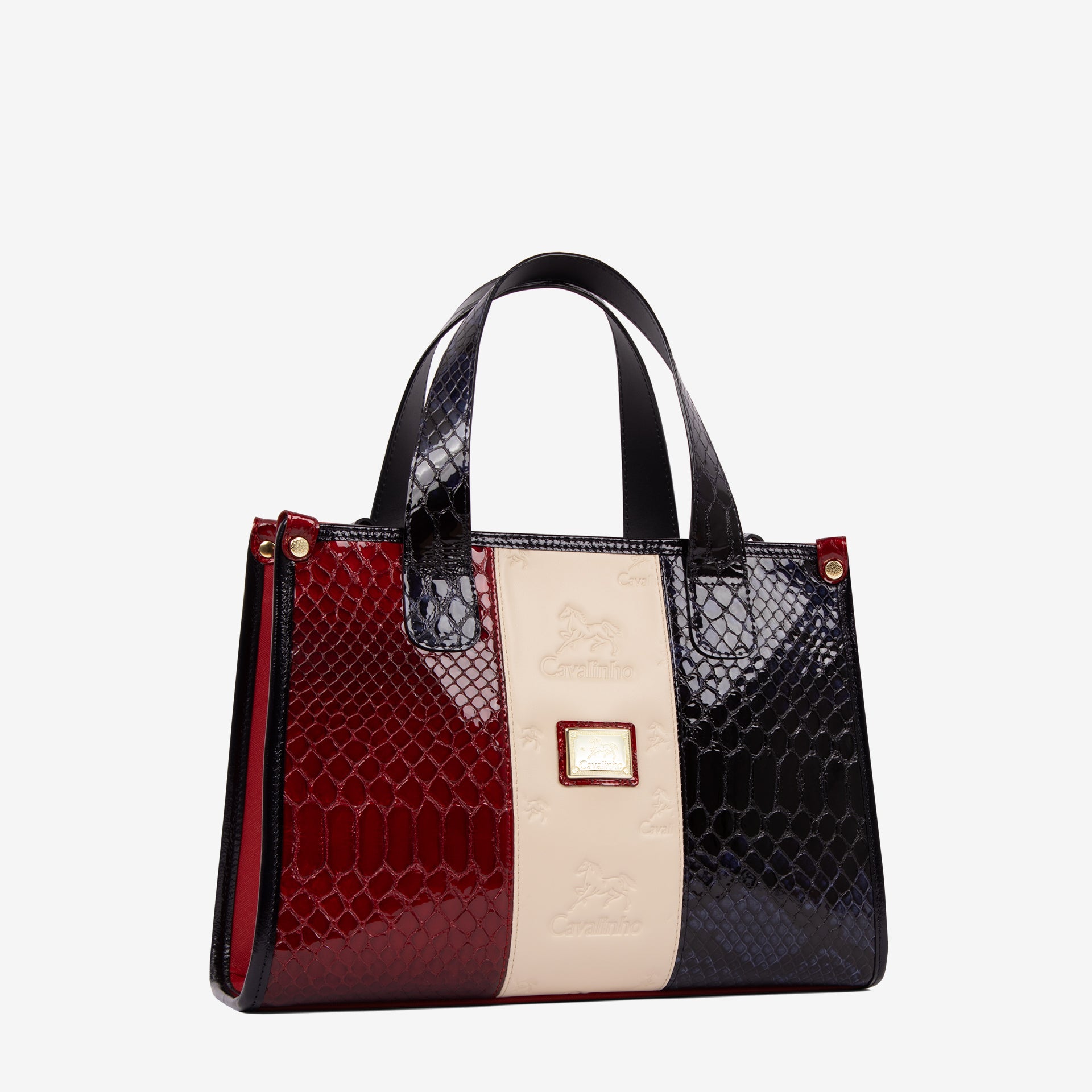 Cavalinho Honor Large Handbag SKU 18190611.45 #color_red / beige / navy