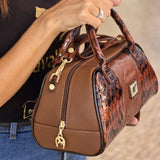 Cavalinho Honor Brown Handbag SKU 18190616.13 #color_saddlebrown