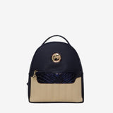 Cavalinho Grace Navy Beige Backpack Purse for Women SKU 18250207.22 #color_Navy / Beige