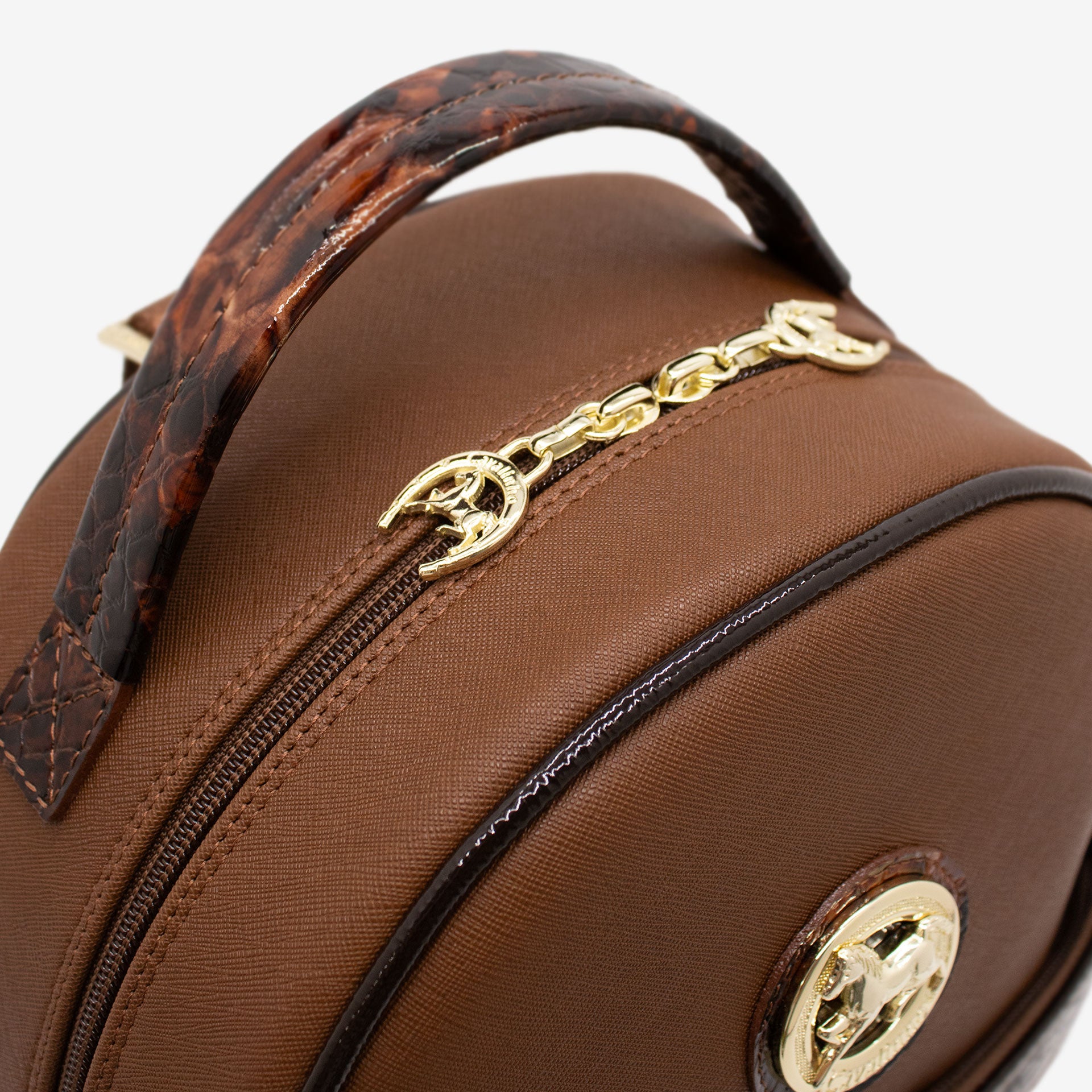 Cavalinho Grace Backpack SKU 18250207.34 #color_Saddlebrown / Beige