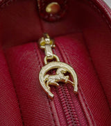 Cavalinho Grace Mini Handbag Bag SKU 18250243.15 #color_DarkRed / Beige