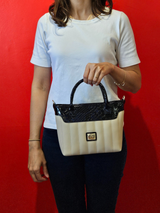 Cavalinho Grace Mini Handbag Bag SKU 18250243.22 #color_Navy / Beige