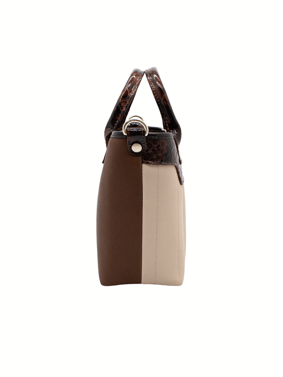 Cavalinho Grace Mini Handbag Bag SKU 18250243.34 #color_Saddlebrown / beige