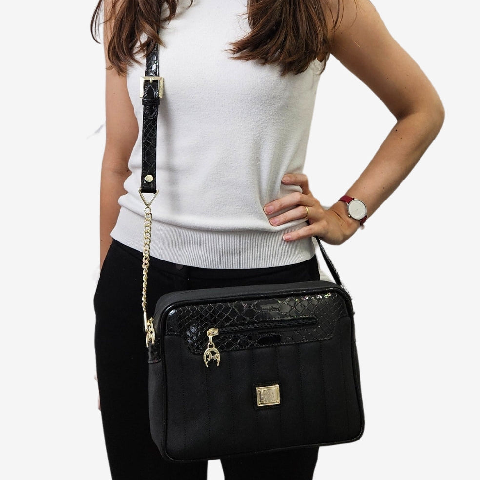 Cavalinho Grace Black Crossbody Bag SKU 18250251.01 #color_Black