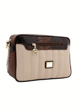 Cavalinho Grace Crossbody Bag SKU 18250251.34 #color_Saddlebrown / Beige