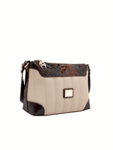 Cavalinho Grace Crossbody Bag SKU 18250274.34 #color_Saddlebrown / beige