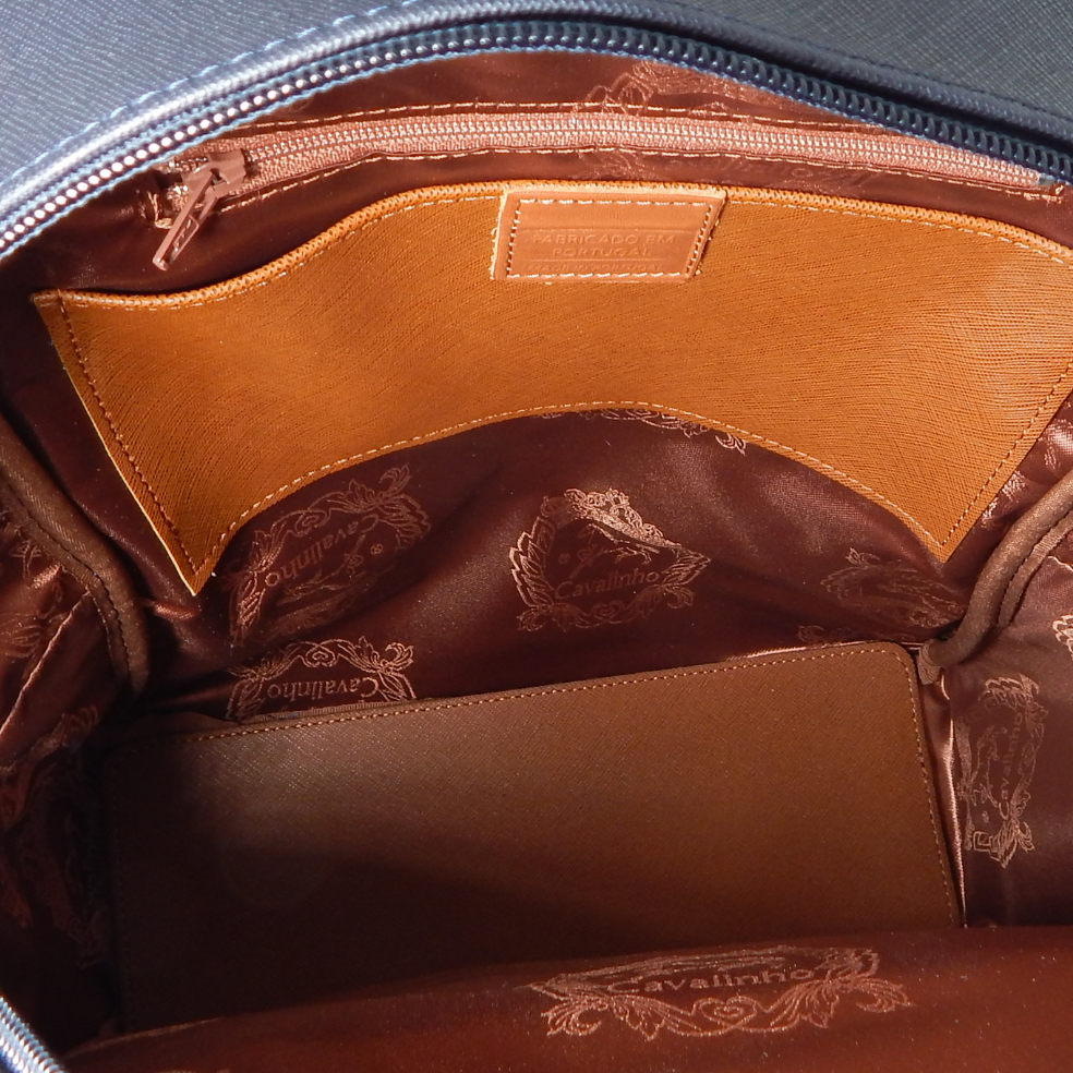 Cavalinho Grace Backpack SKU 18250395.22 #color_Navy / Beige, navy / white