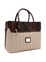 Cavalinho Grace Handbag SKU 18250469.34 #color_saddlebrown / beige