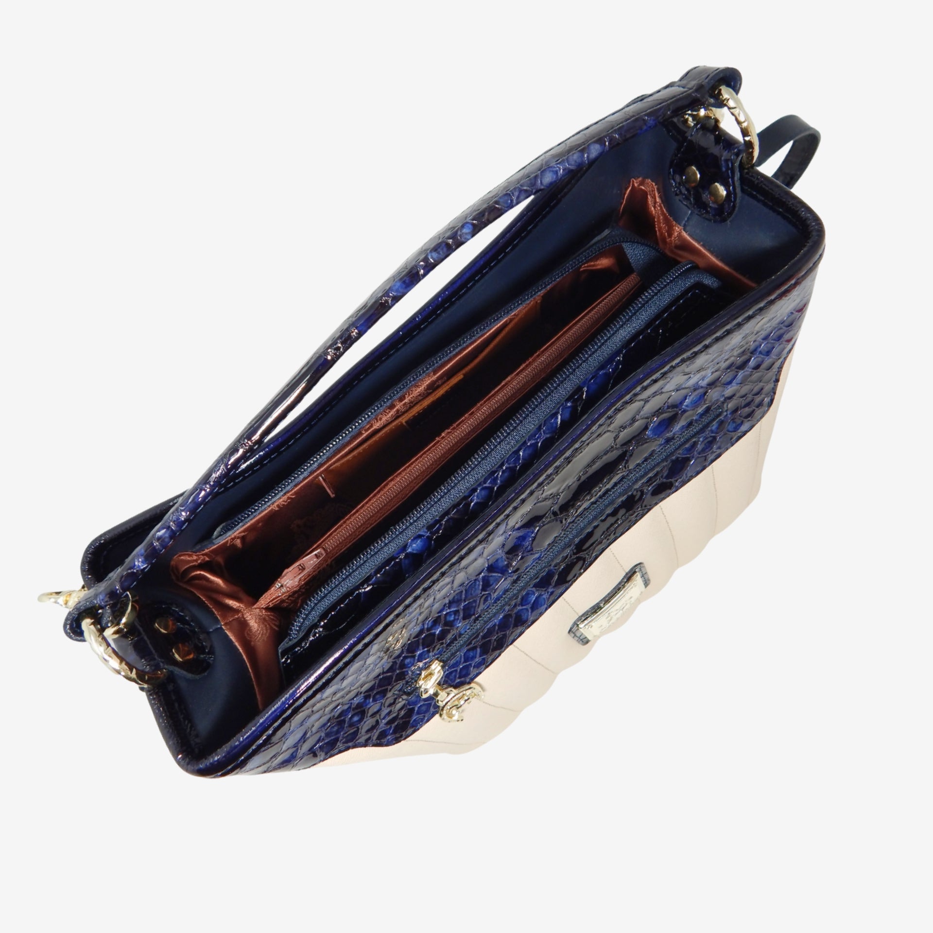Cavalinho Grace Handbag SKU 18250470.22 #color_Navy / Beige, black