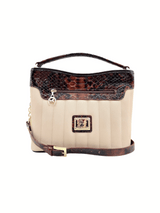 Cavalinho Grace Handbag SKU 18250470.34 #color_Saddlebrown / Beige