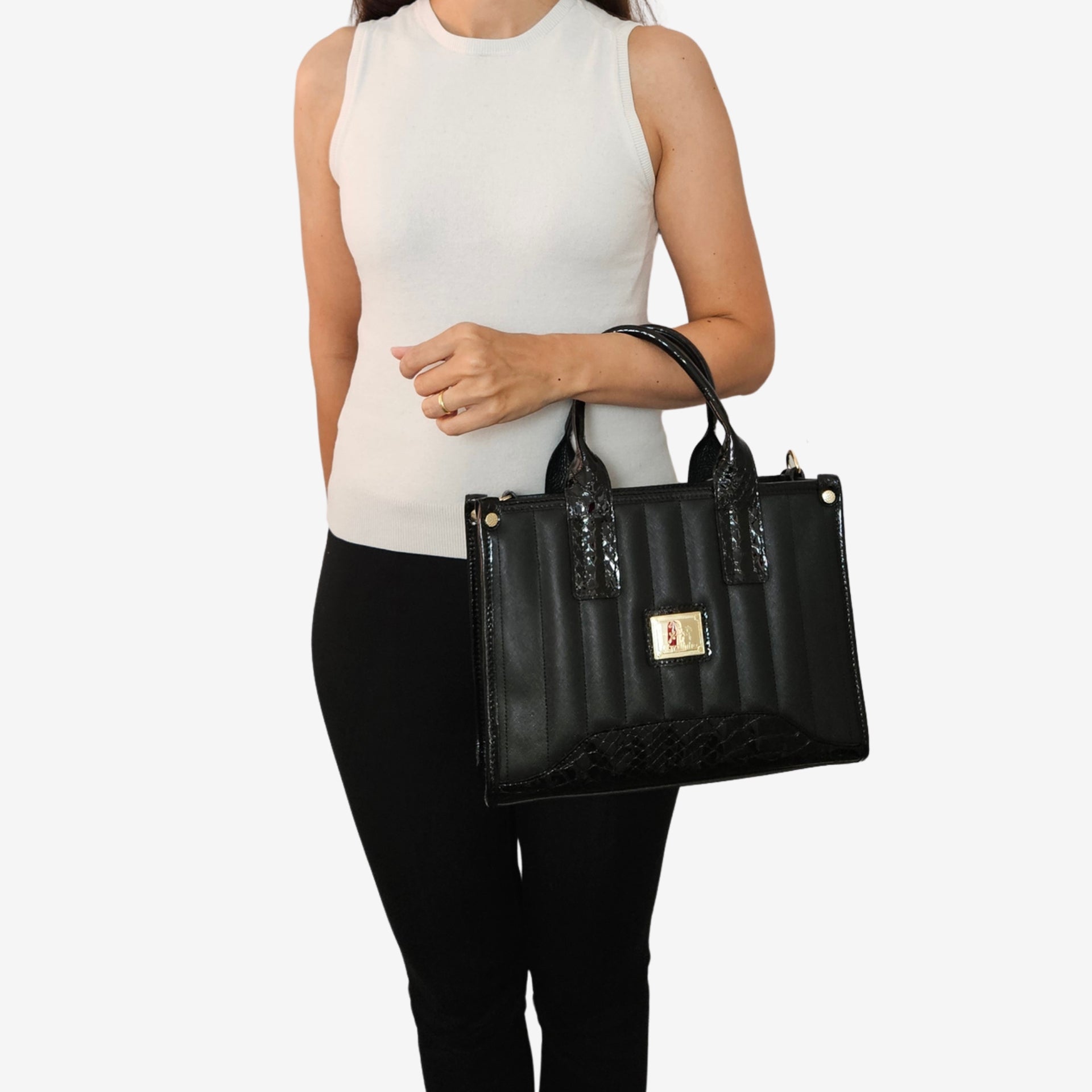 Cavalinho Grace Black Handbag SKU 18250479.01 #color_Black