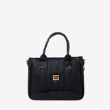 Cavalinho Grace Black Canvas Handbag SKU 18250507.01 #color_Black