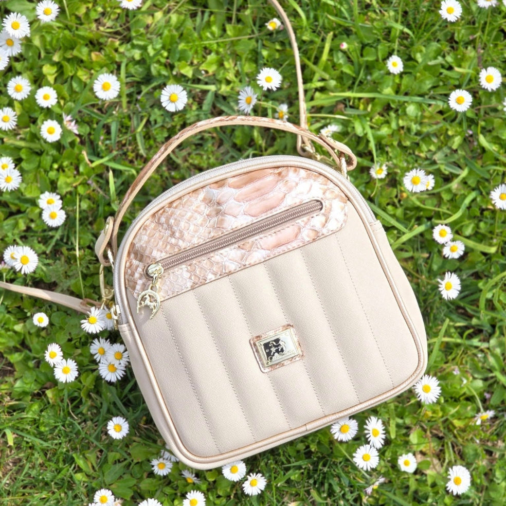 Cavalinho Grace Round Handbag SKU 18250582.05 #color_beige