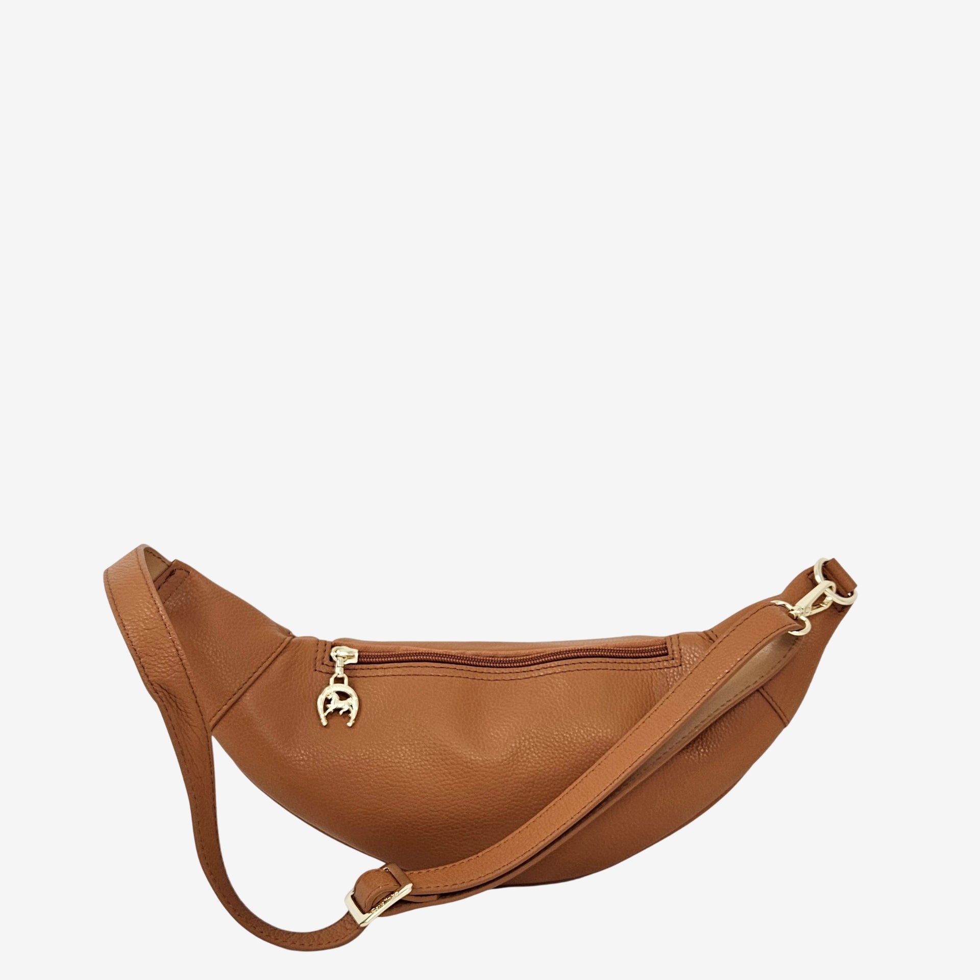 Cavalinho Muse Brown Leather Sling Bag for Women SKU 18300219.13-1 #color_mustard