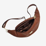Cavalinho Muse Brown Leather Sling Bag for Women SKU 18300219.13 #color_saddlebrown
