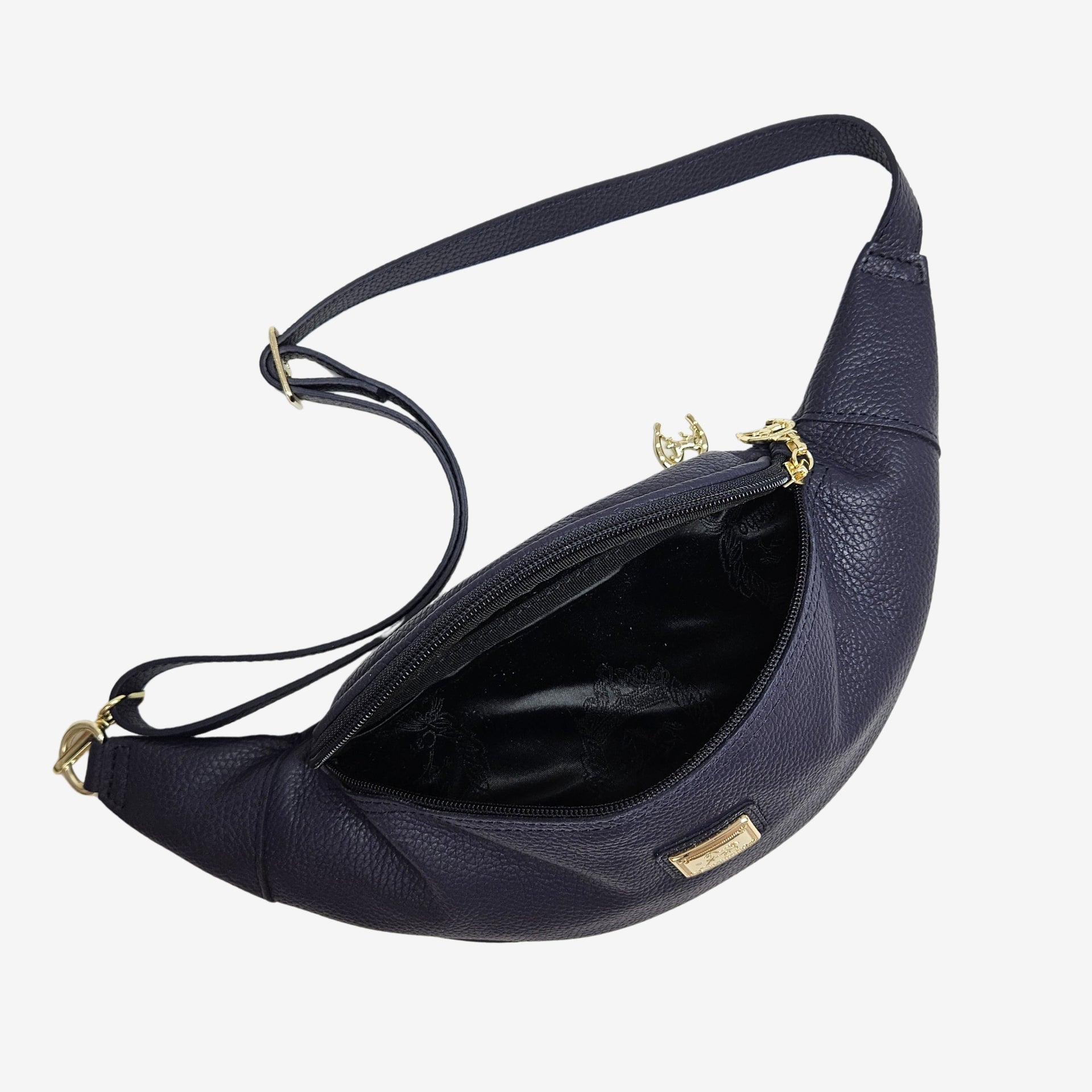 Cavalinho Muse Blue Leather Sling Bag for Women SKU 18300219.26 #color_ocean blue