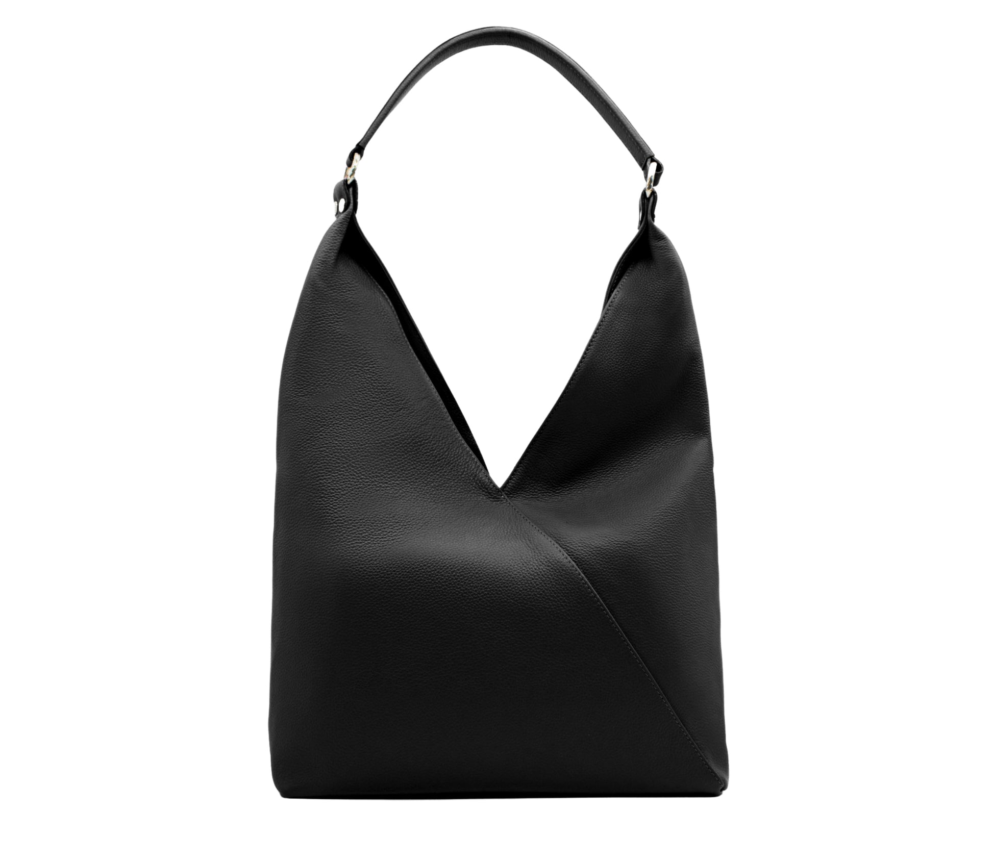 #color_ Black | Cavalinho Muse Leather Shoulder Bag - Black - 18300368.01_P03