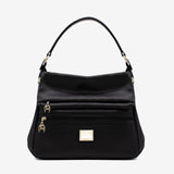 Cavalinho Muse Black Leather Shoulder Bag SKU 18300369.01 #color_Black