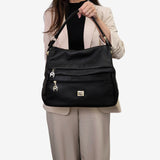 Cavalinho Muse Black Leather Shoulder Bag SKU 18300369.01 #color_Black