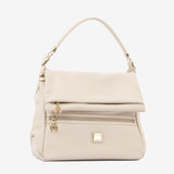 Cavalinho Muse Leather Shoulder Bag for Women SKU 18300369.05 #color_beige