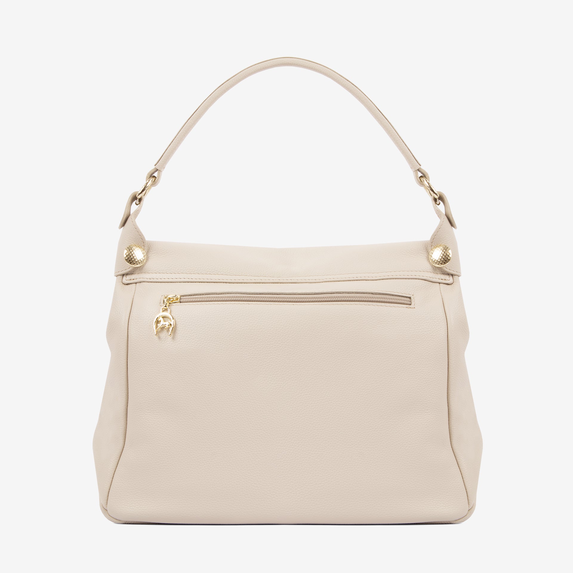 Cavalinho Muse Leather Shoulder Bag for Women SKU 18300369.05 #color_beige