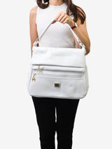 Cavalinho Muse Leather Shoulder Bag SKU 18300369.06 #color_white