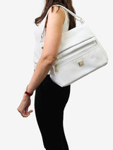 Cavalinho Muse Leather Shoulder Bag SKU 18300369.06 #color_white