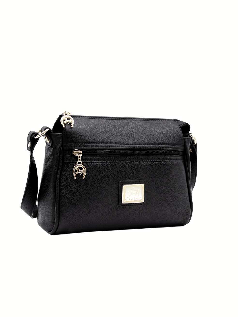 Cavalinho Muse Leather Crossbody Bag - SKU 18300373.01.99. | #color_Black