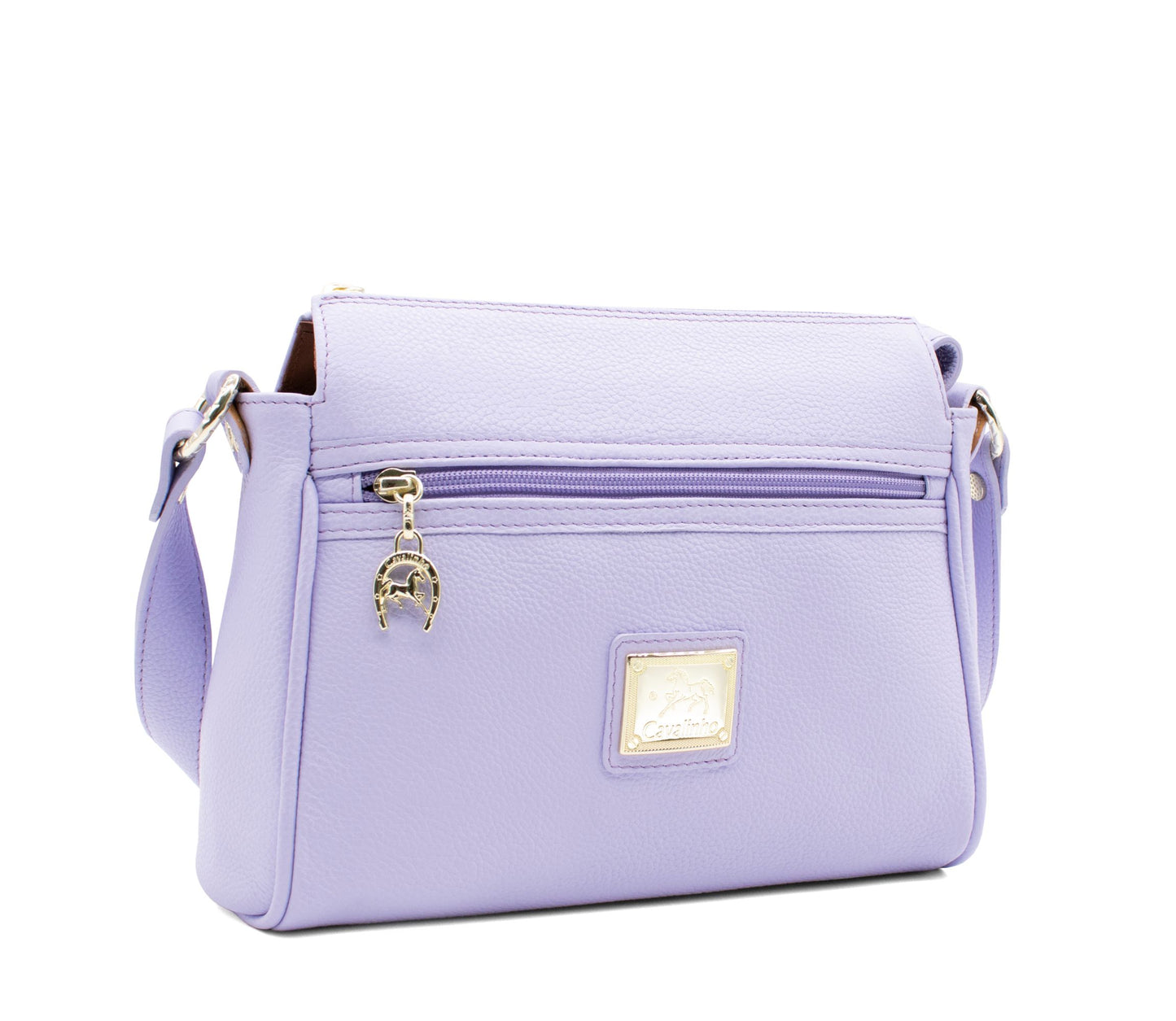 #color_ Lilac | Cavalinho Muse Leather Crossbody Bag - Lilac - 18300373.39_2
