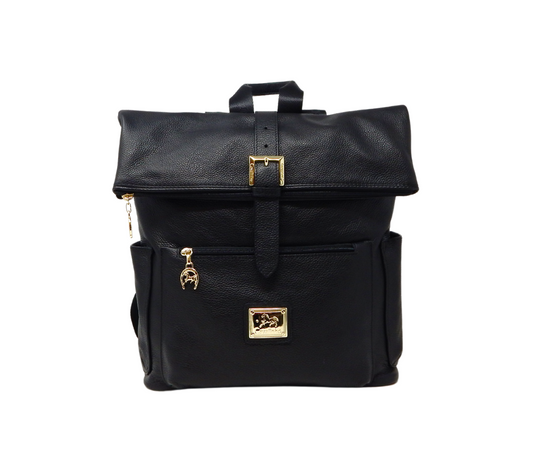 #color_ Black | Cavalinho Muse Leather Backpack - Black - 18300415.01_1