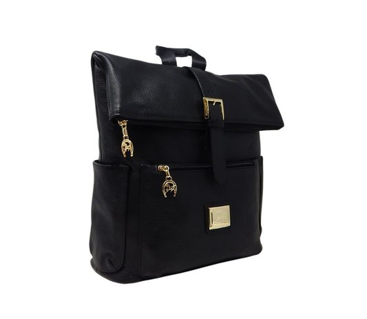 Cavalinho Muse Leather Backpack - Black - 18300415.01_2