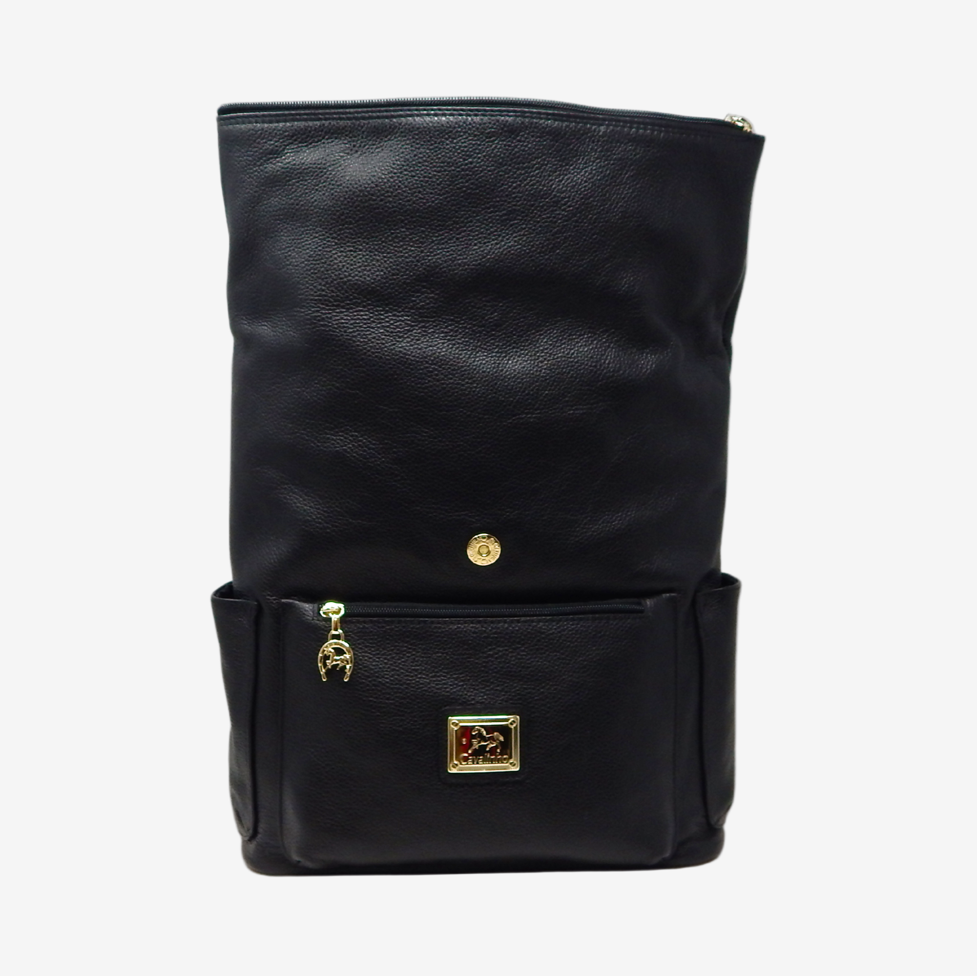 Cavalinho Muse Leather Backpack - SKU 18300415 | #color_Black