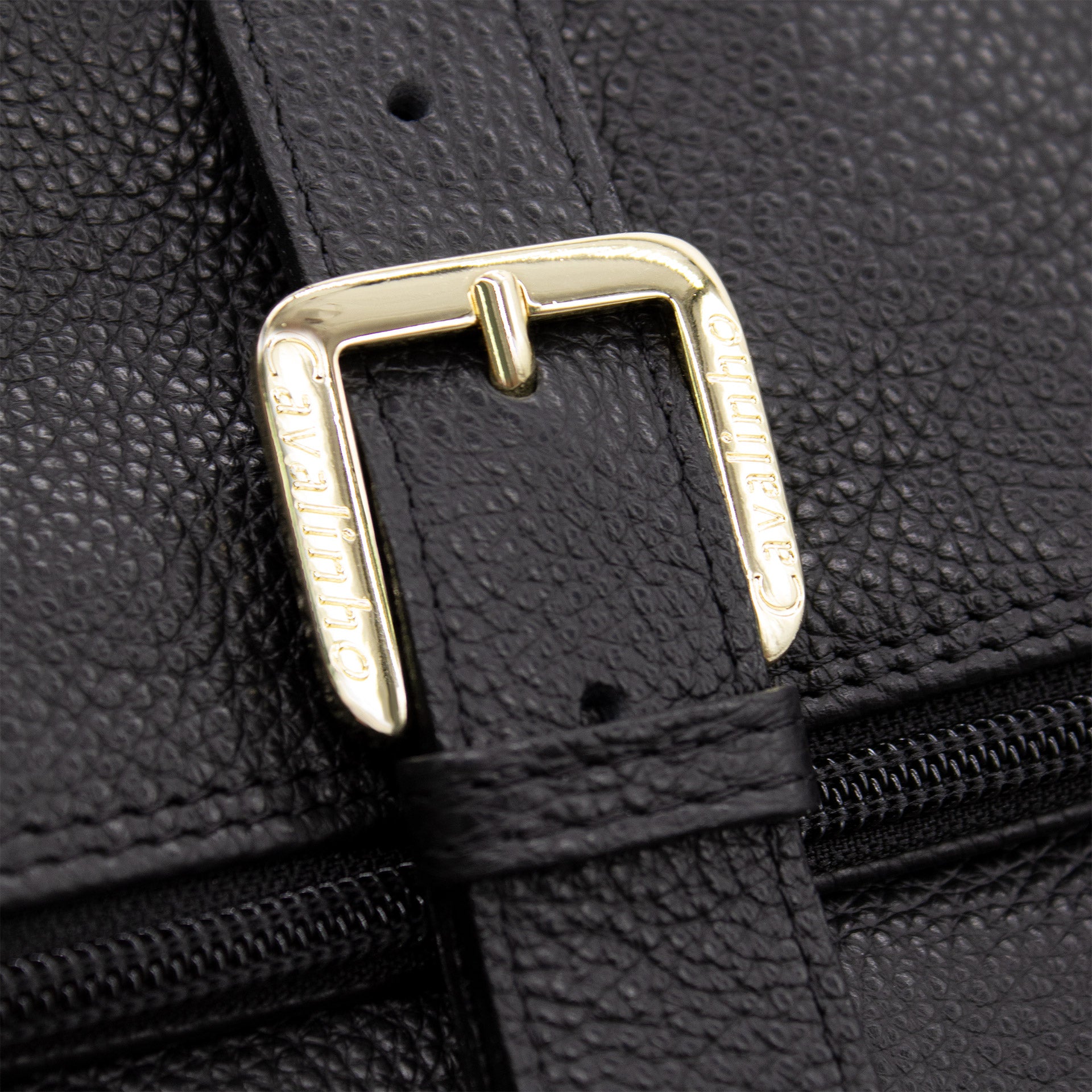 Cavalinho Muse Black Leather Backpack - SKU 18300415.01 #color_Black