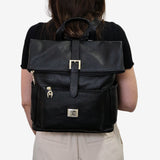 Cavalinho Muse Black Leather Backpack SKU 18300415.01 #color_Black