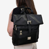 Cavalinho Muse Black Leather Backpack SKU 18300415.01 #color_Black