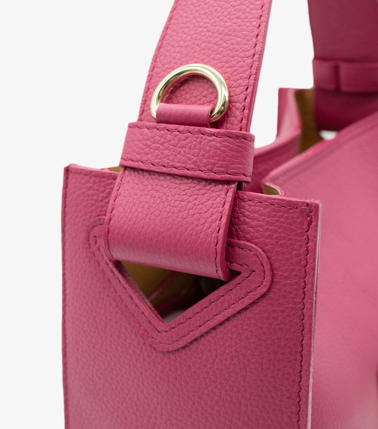 #color_ HotPink | Cavalinho Muse Leather Handbag - HotPink - 18300475.18_P05