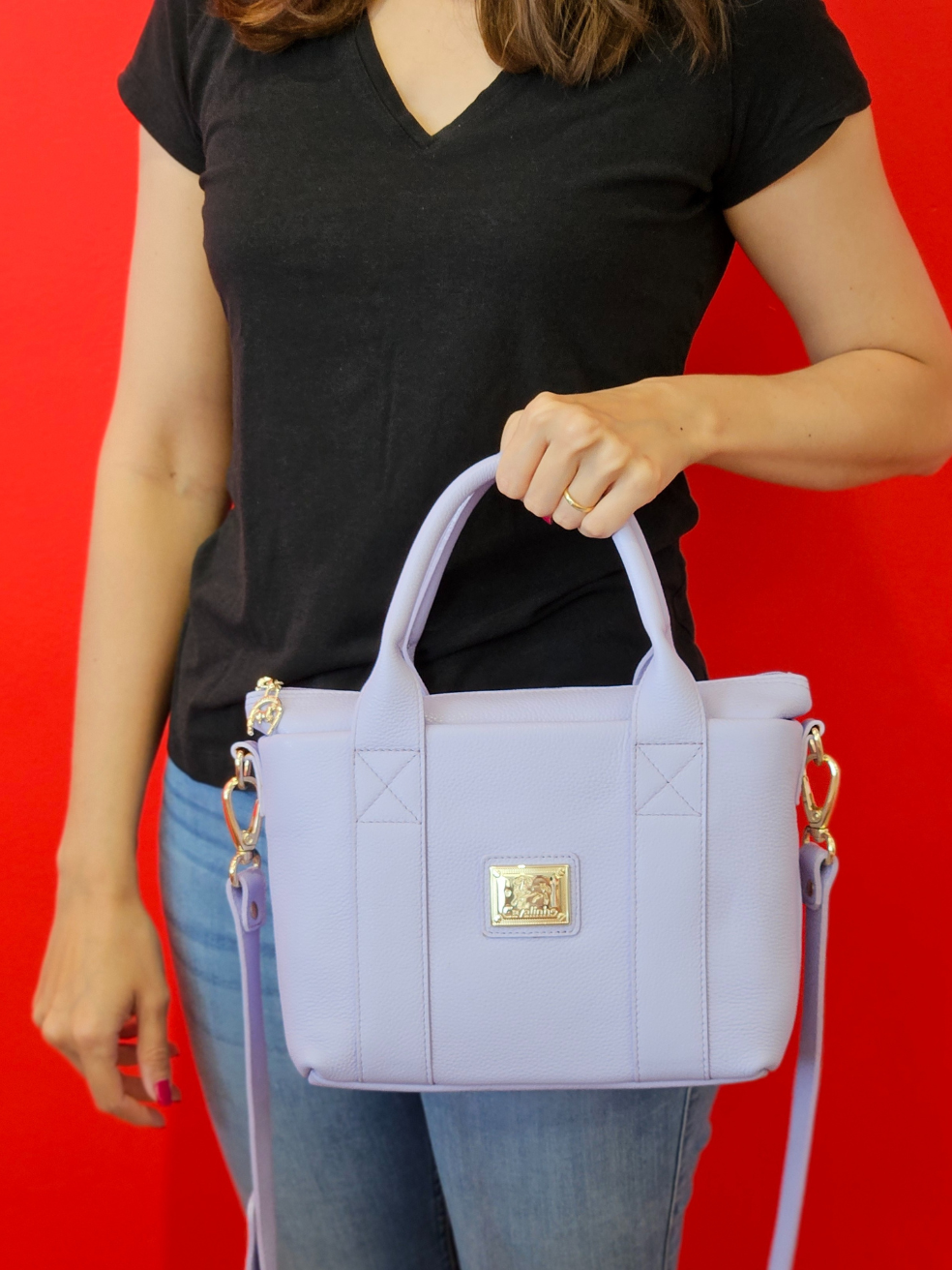 Cavalinho Muse Leather Handbag - SKU 18300486.39.99. | #color_Lilac