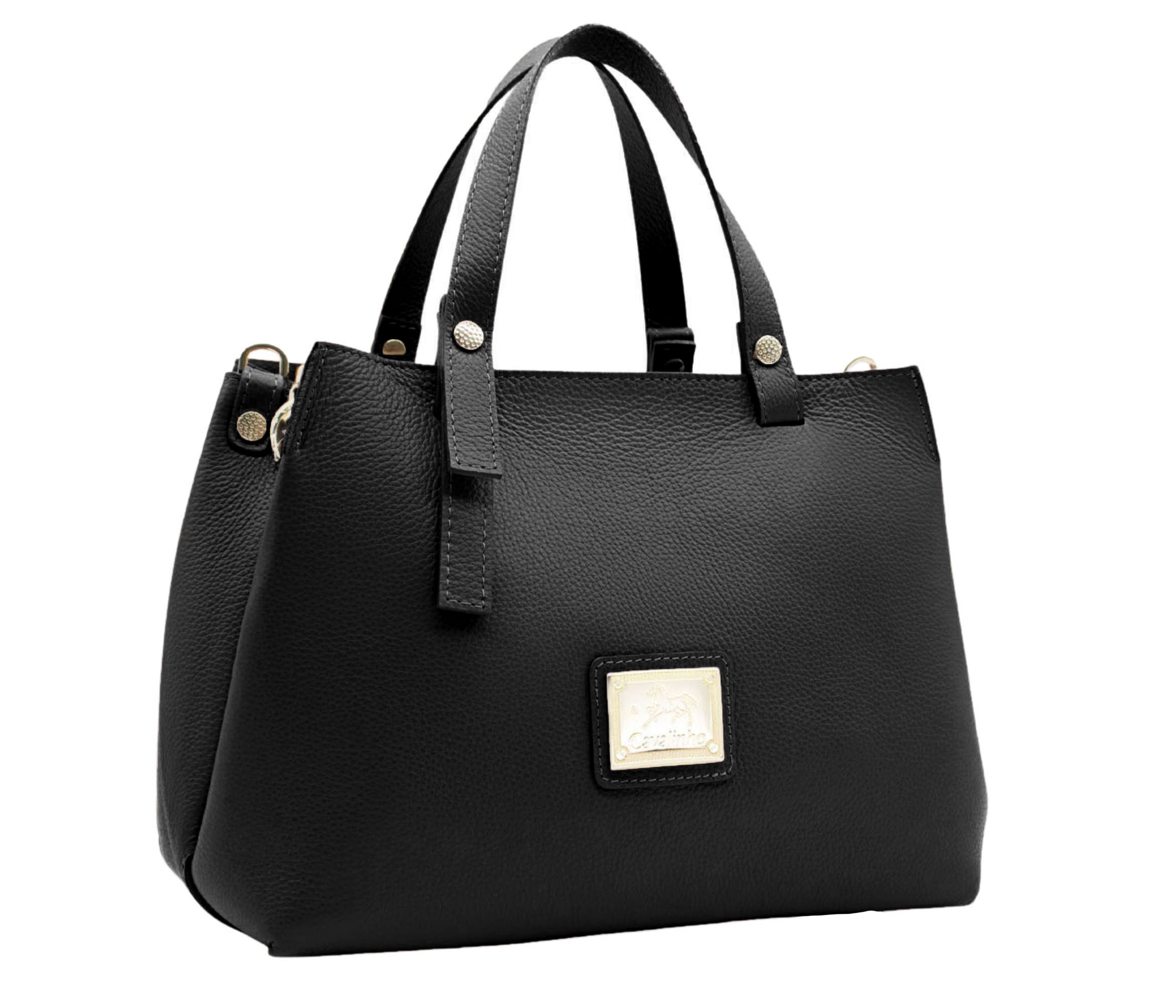 Cavalinho Muse Leather Handbag - SKU 18300490.01.99. | #color_Black