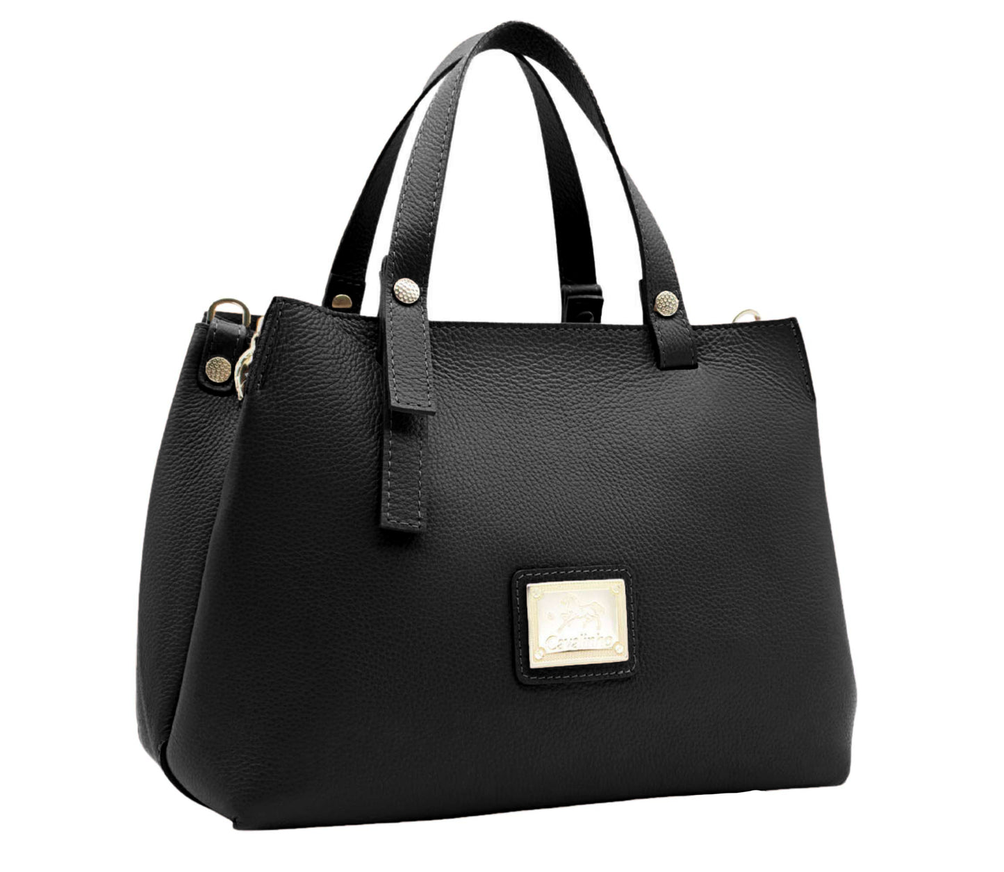 #color_ Black | Cavalinho Muse Leather Handbag - Black - 18300490.01.99_2