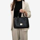 Cavalinho Muse Black Leather Handbag SKU 18300490.01 #color_Black