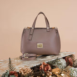Cavalinho Muse Leather Handbag - SKU 18300490.07.99. | #color_Sand