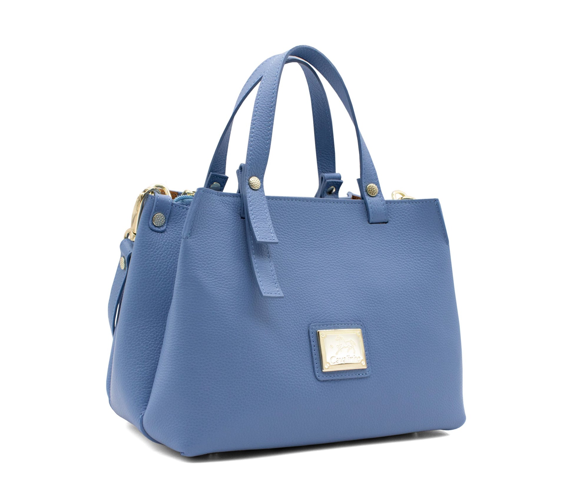 #color_ CornflowerBlue | Cavalinho Muse Leather Handbag - CornflowerBlue - 18300490.10_2