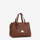Cavalinho Muse Brown Leather Handbag for Women SKU 18300490.13 #color_SaddleBrown