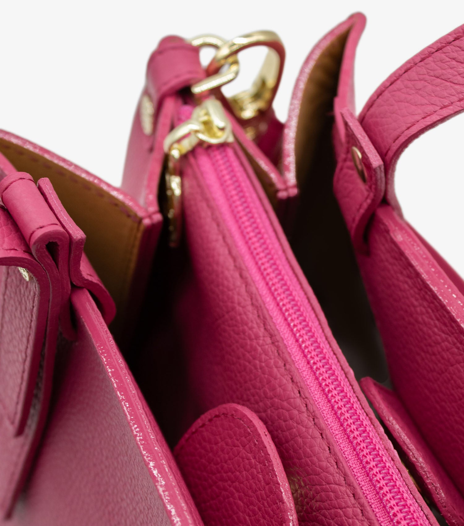 Cavalinho Muse Leather Handbag - HotPink - 18300490.18_P04
