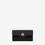 Cavalinho Muse Black Leather Clutch Shoulder Bag SKU 18300496.01 #color_black
