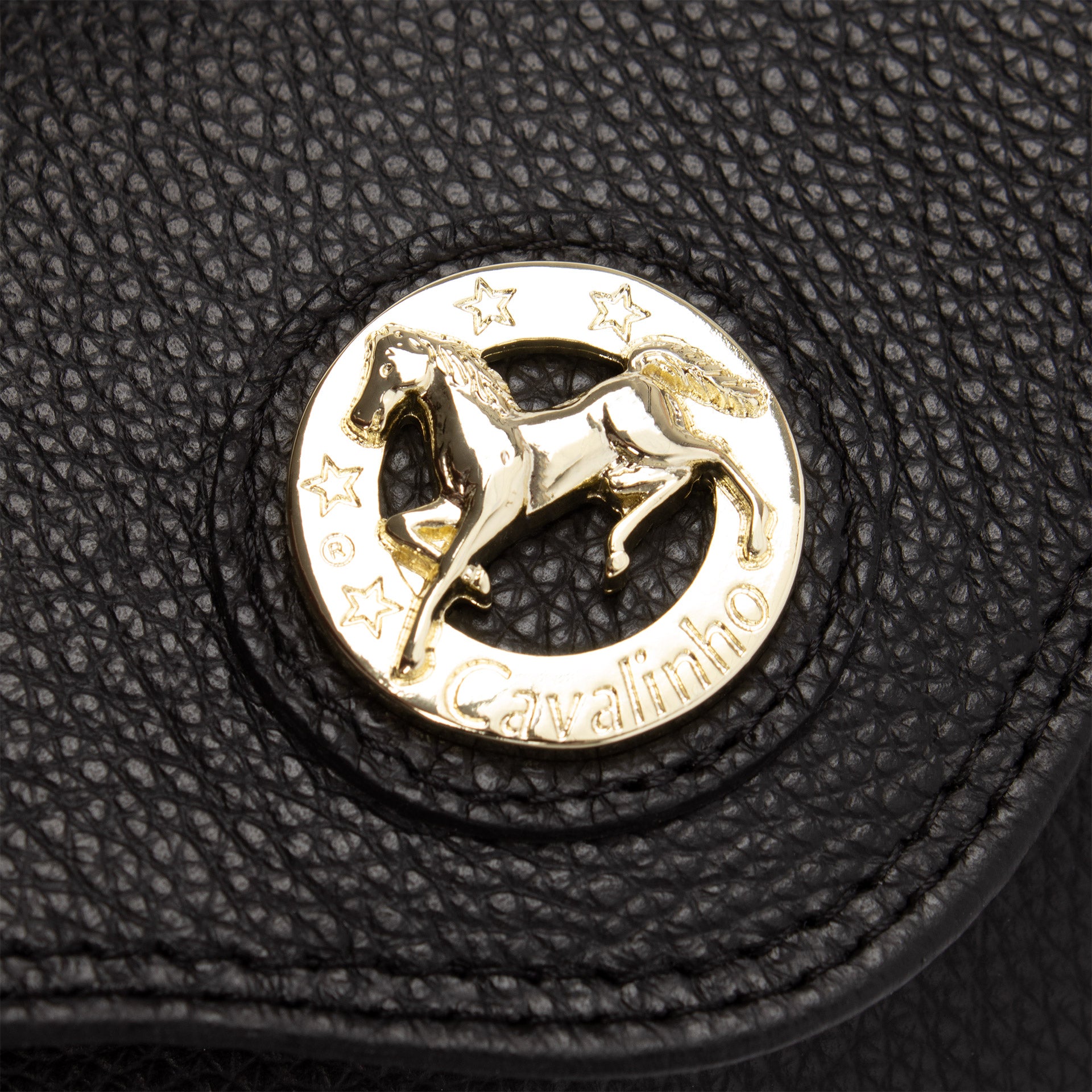 Cavalinho Muse Black Leather Clutch Shoulder Bag SKU 18300496.01 #color_black