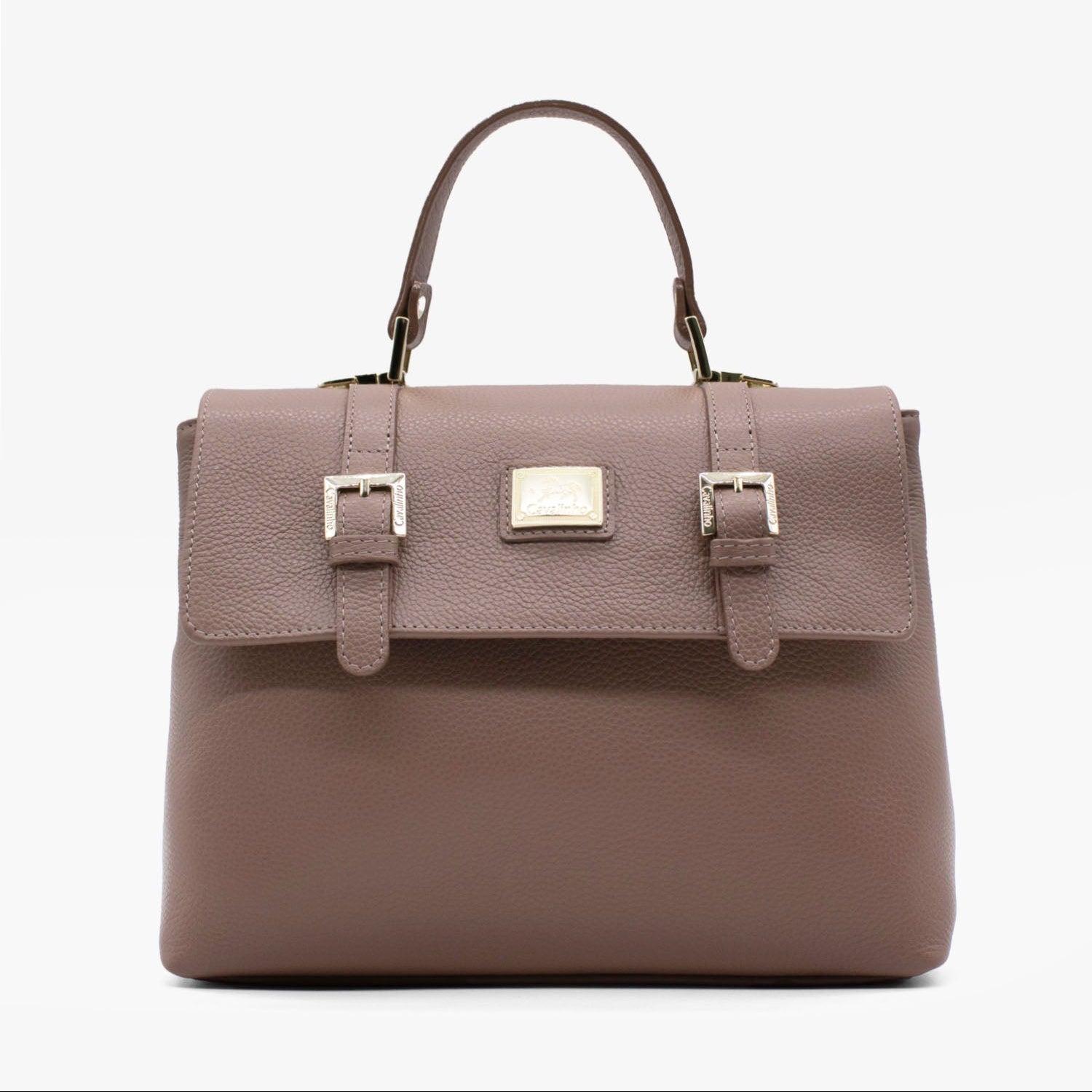 Cavalinho Muse Leather Handbag - SKU 18300508.07.99. | #color_Sand