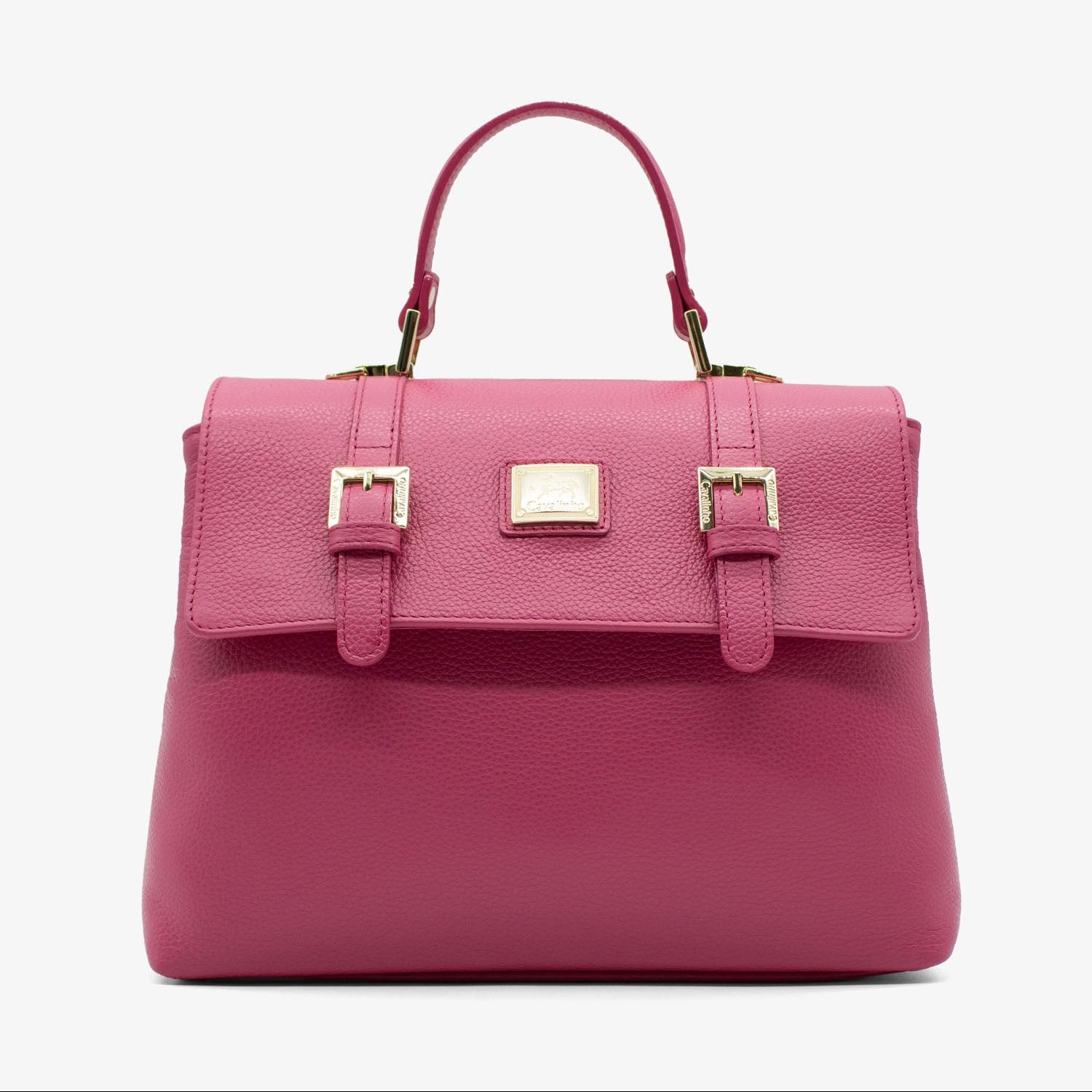 Cavalinho Muse Pink Leather Handbag for Women SKU 18300508.18 #color_HotPink