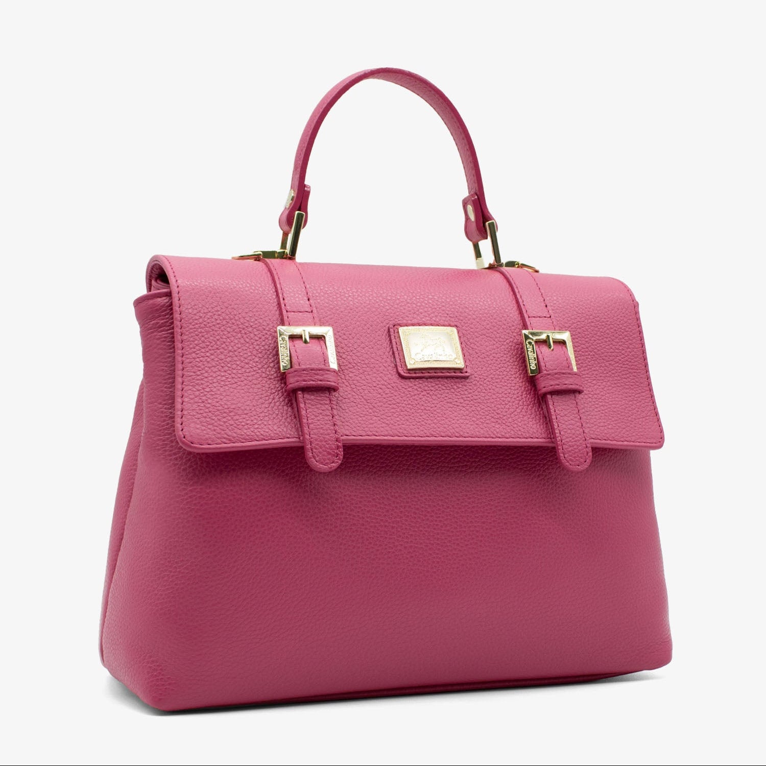 Cavalinho Muse Pink Leather Handbag for Women SKU 18300508.18 #color_HotPink