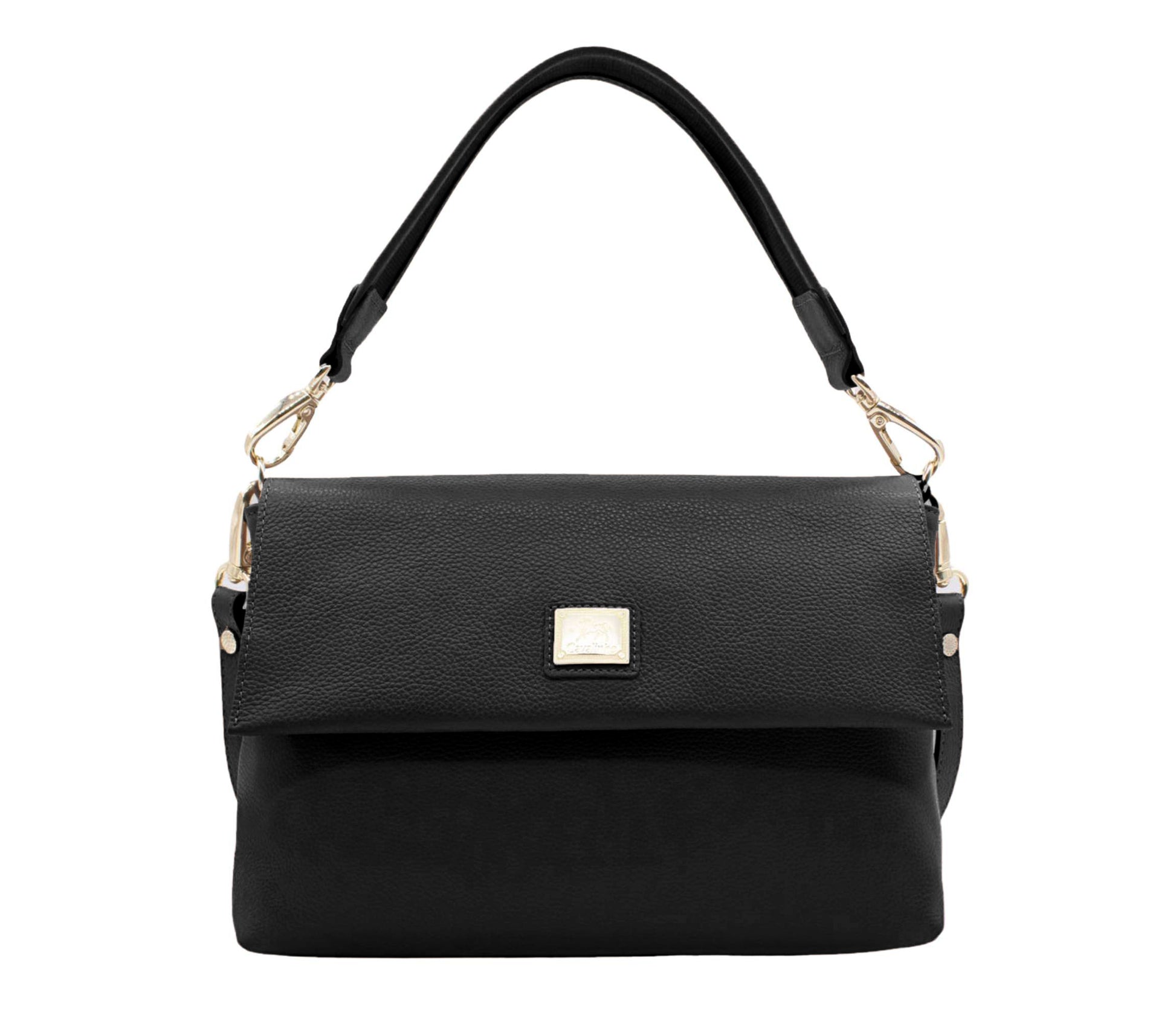 #color_ Black | Cavalinho Muse 3 in 1: Leather Clutch, Handbag or Crossbody Bag - Black - 18300509.01.99_1